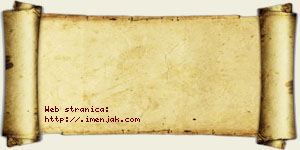 Tijana Staničić vizit kartica